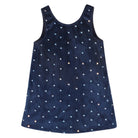 Navy Sequin Velvet Dress - piglo kids