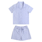 Blue Stars Shirt and Bermuda Shorts Set - piglo kids