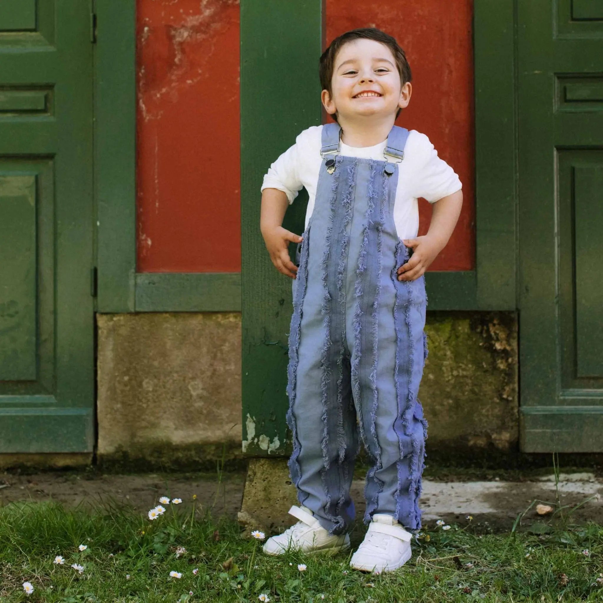 Blue Stripes Overall