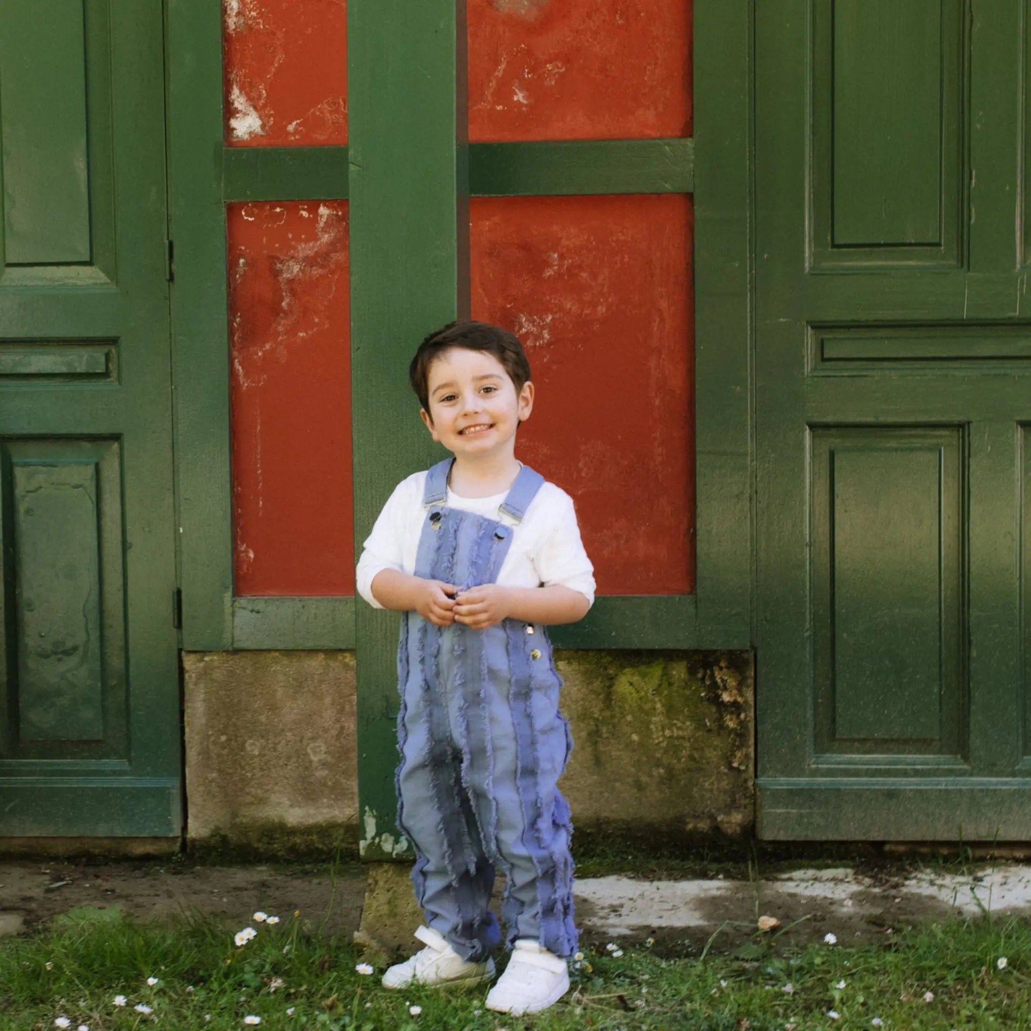 Blue Stripes Overall