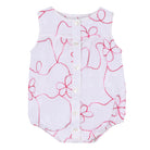 White Color Jardin Romper - piglo kids