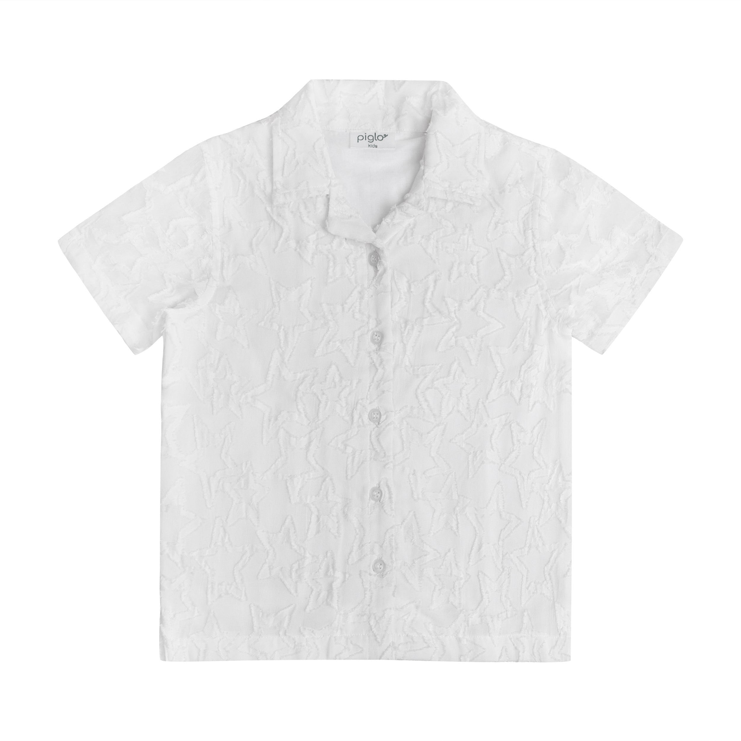 White Stars Shirt - piglo kids