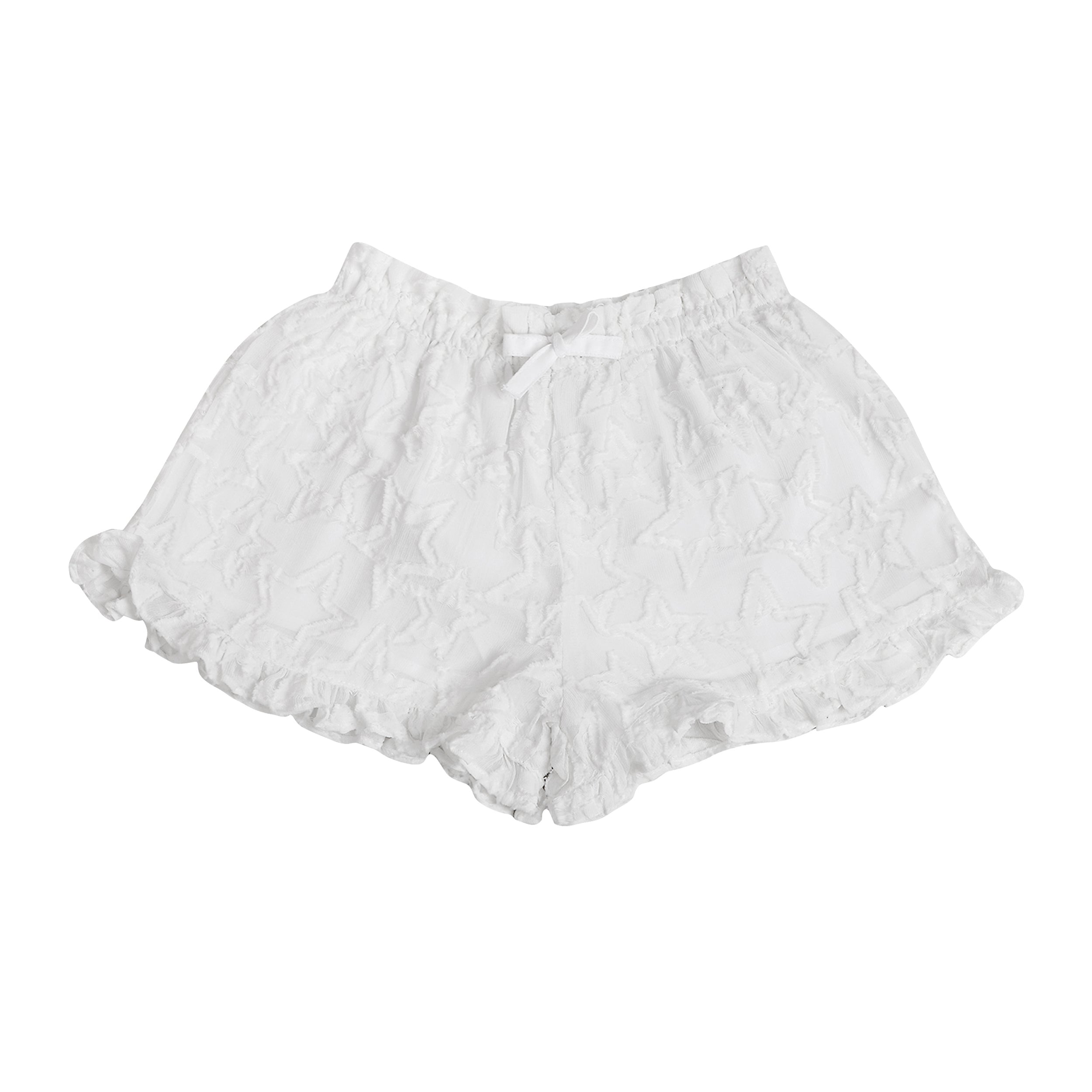 White Stars Shorts - piglo kids