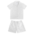 White Stars Shirt and Bermuda Shorts Set - piglo kids